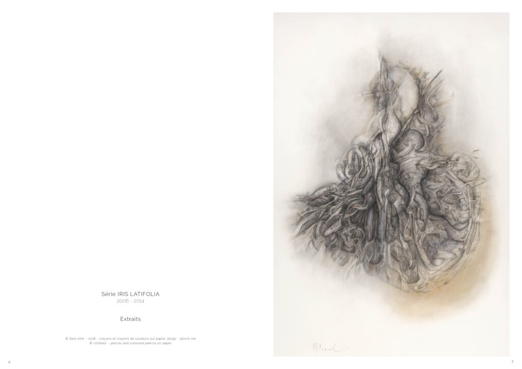ART DIRECTION & LAYOUT Book / Catalogue of artist Sylvie Testamarck