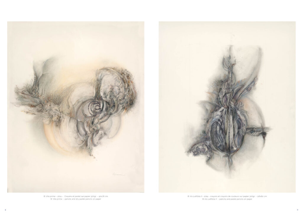 ART DIRECTION & LAYOUT Book / Catalogue of artist Sylvie Testamarck